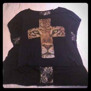 Black tiger shirt